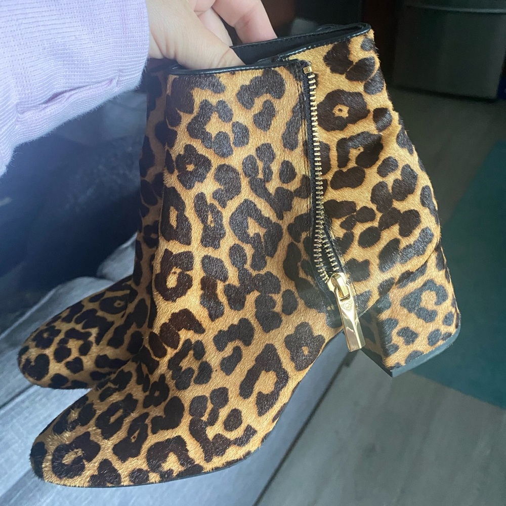 Michael Kors Leopard Print Ankle Booties